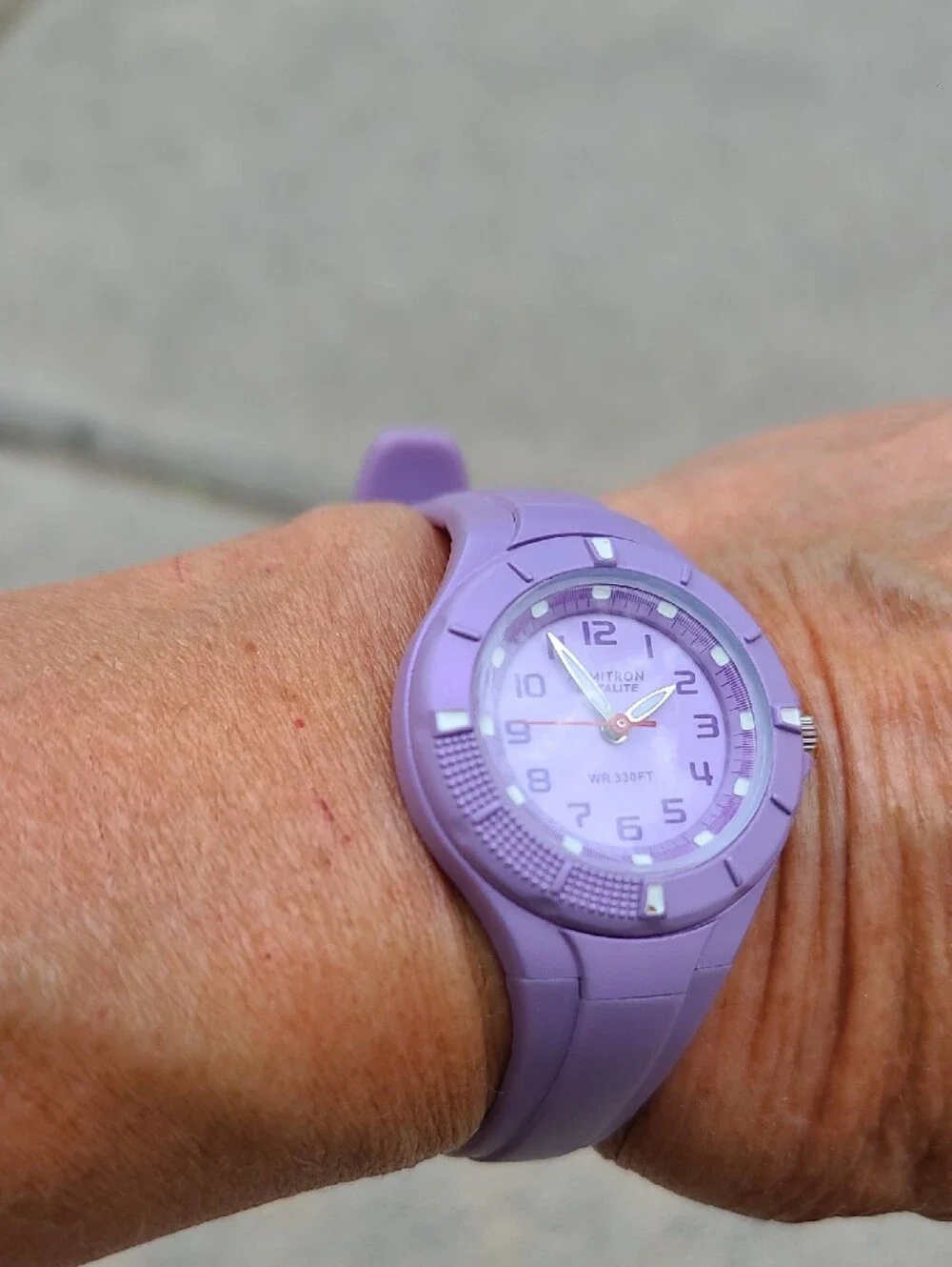 Armitron Lavender Resin Sport Watch